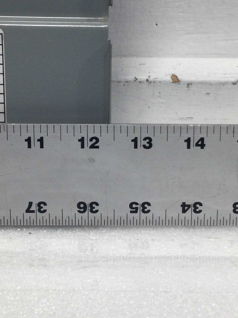 GE TM1212RCUBK1 125 Amp 12 Space 120/240V Dead Front w/Main 20 1/8" x 12 3/8"