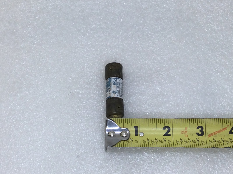 Fusetron FRN-R-1 1 Amp 250V Dual Element Class RK5 Fuse - Lot of 2