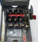 GE TG4321R 30 Amp 3-Phase 240V General Safety-Switch -Used
