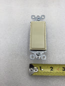 Pass & Seymour TradeMaster TM873-I Decora Style 3-Way Rocker Switch in Ivory (Box of 10)