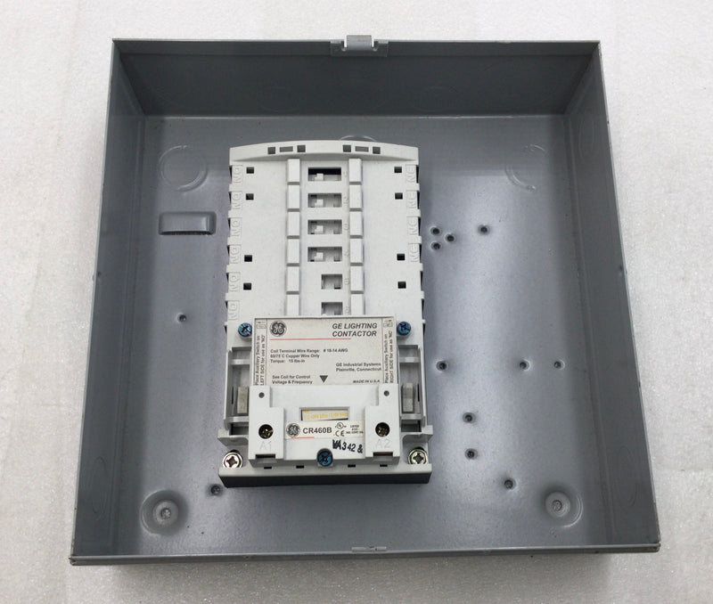 GE CR460XE1B 50/60Hz 110/120V Lighting Contractor Enclosure