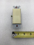 Preferred Industries WH4100-IVORY Decora Style Single Pole Rocker Switch in Ivory (Box of 9)