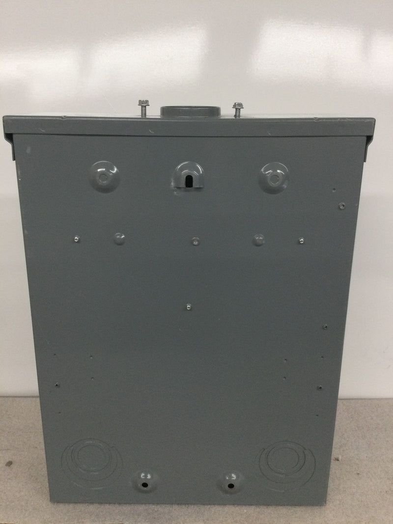 Square D HOM1224L125PRB 125 Amp 12-Space 24-Circuit Outdoor Convertible Main Lugs Load Center with Cover
