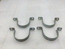 3" 2 Hole EMT Pipe Straps - Lot of 4