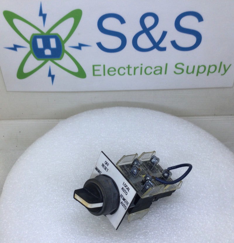Allen-Bradley 800H-NR2KF4 600 V Series F Selector Switch