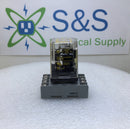 Square D KPD12V53 10 Amp 2 Pole 250V General Relay w/Socket Base