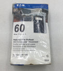 Eaton/Cutler-Hammer 8064 60 Amp 2-Pole 240V Non-Fusible Pullout/AC Disconnect