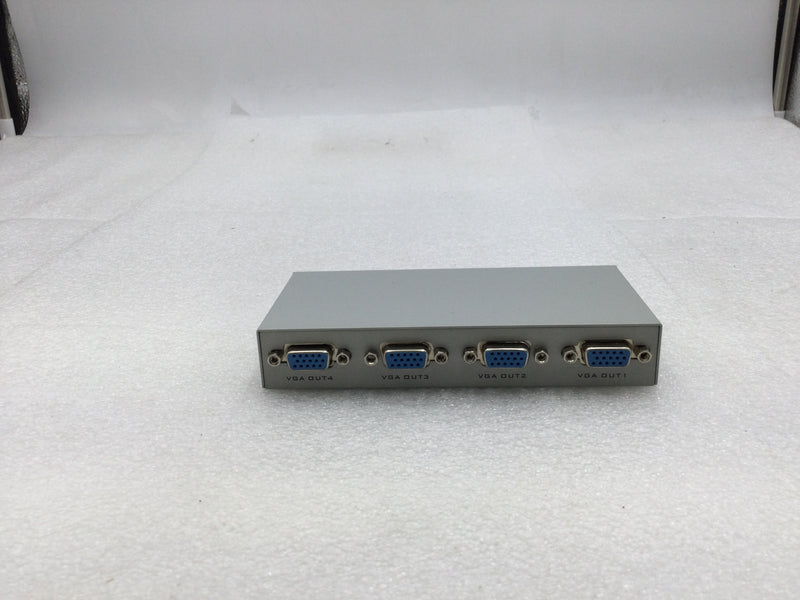 Image X000GLIOOP 4 Port VGA/SVGA Splitter in Metal Housing