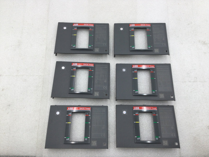 ABB Sace Tmax XT5H-600 3 Pole 600V Assembly Cover Plate Only - Lot of 6