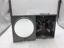Durham T7102B 100 Amp Meter Socket Single Phase 600 VAC 8" X 9.5"