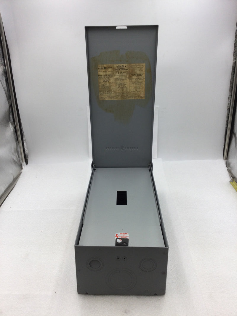 General Electric TE100R 100A 600VAC 3 Pole Type TEB,TED,THED Nema 3R B