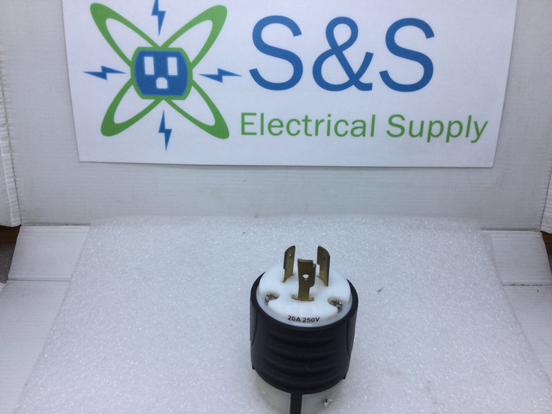 Pass &Seymour Turnlok Plug L620P 3-Wire 20A 250V