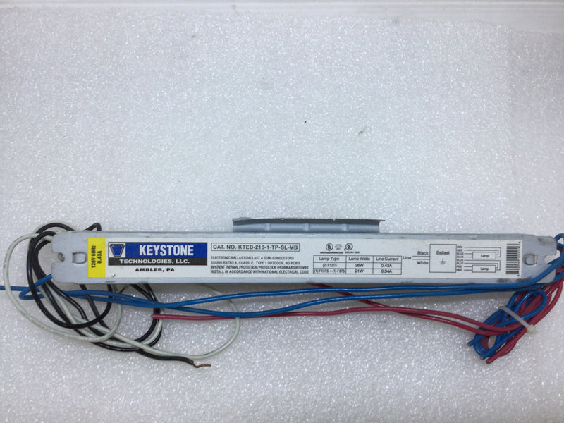 Keystone Technologies KTEB-213-1-TP-SL-MB 120V Type 1 Outside Semi-Conductor