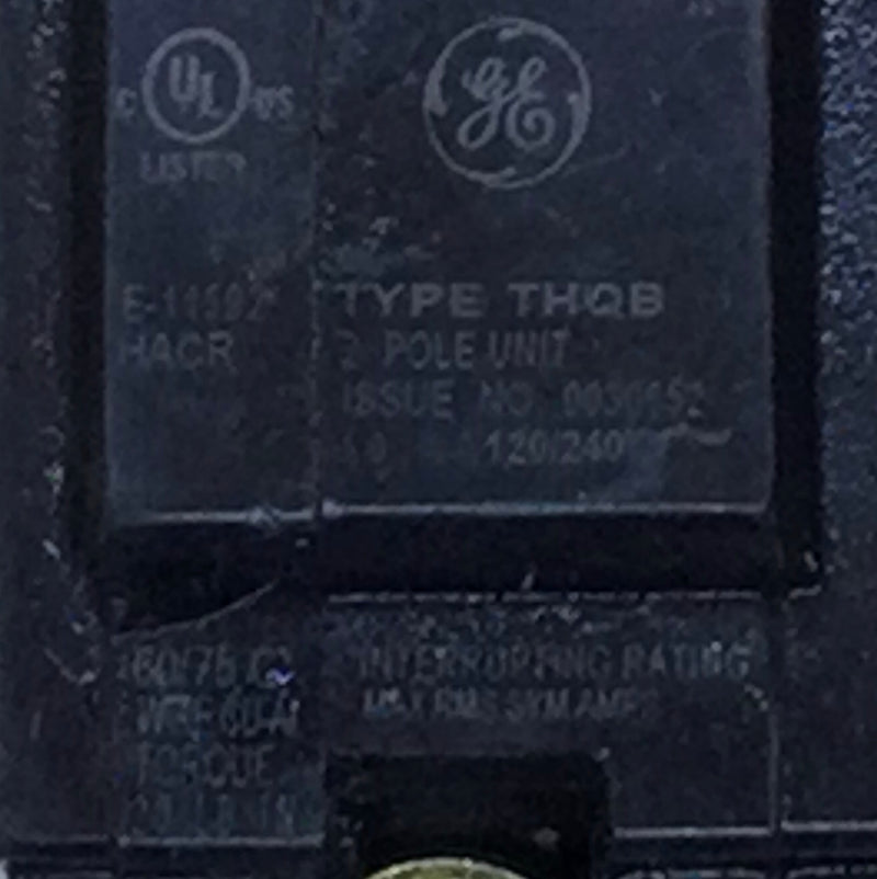 GE THQB2115 15 Amp 2 Pole 240V Breaker