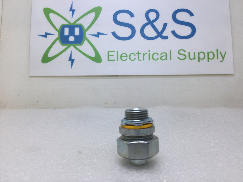 Crouse-Hinds 1/2" Liquid Tight Flexible Conduit Connector - Lot of 2