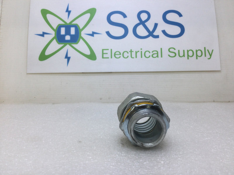 Crouse-Hinds 1" Liquid Tight Flexible Conduit Connector - Lot of 2