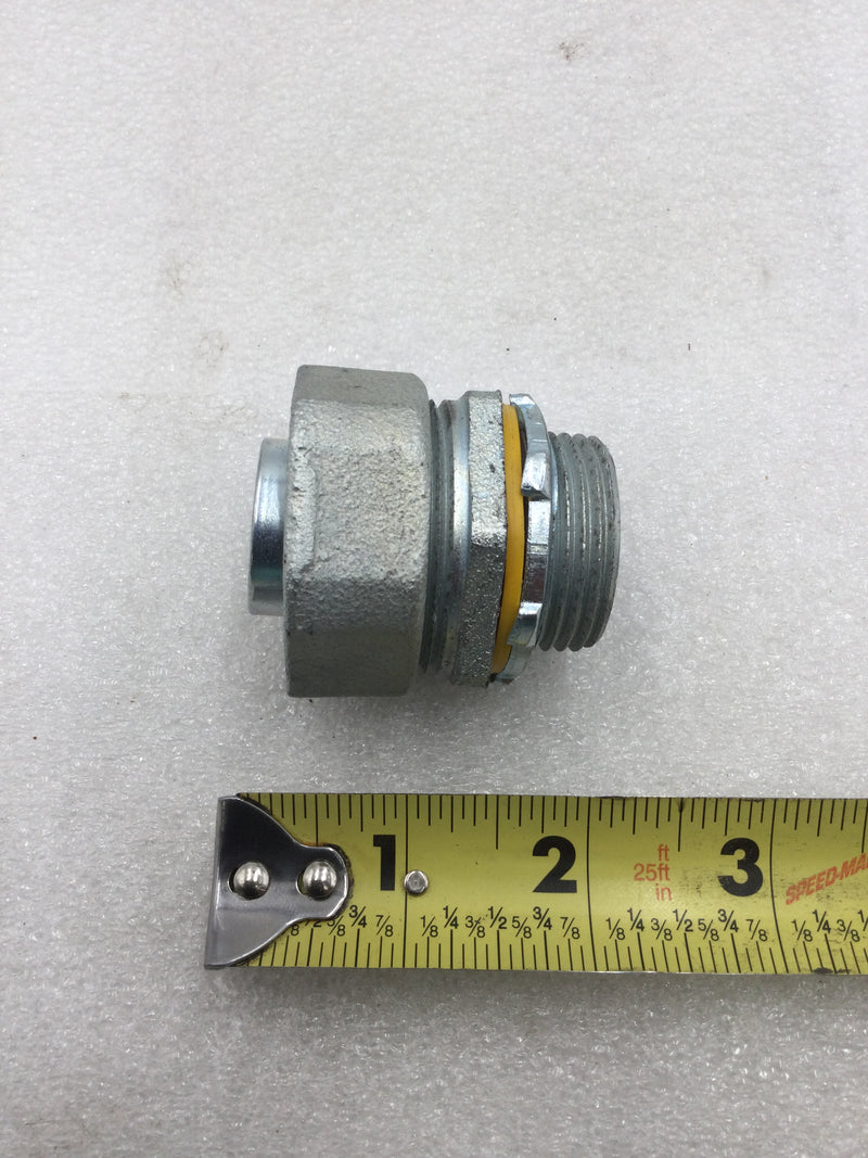 Crouse-Hinds 1" Liquid Tight Flexible Conduit Connector - Lot of 2