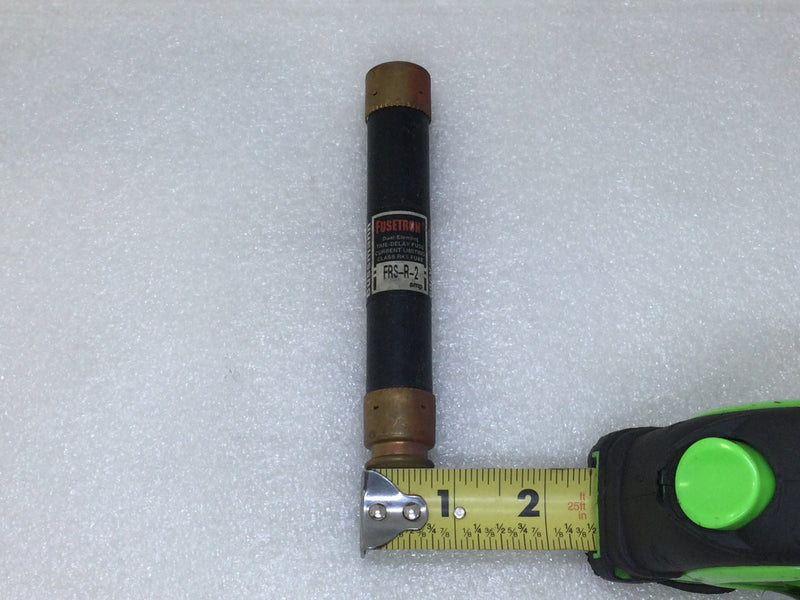 Fusetron FRS-R-2 2 Amp 600V Dual Element Time Delay Class RK5 - Black Label