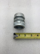 Crouse-Hinds CPR23 1" Compression Coupling for Unthreaded Rigid Conduit
