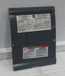 Square D QO6-12L100RB 100 Amp 8 Space 120/240V Dead Front Only 11 1/4" x 8 5/8"
