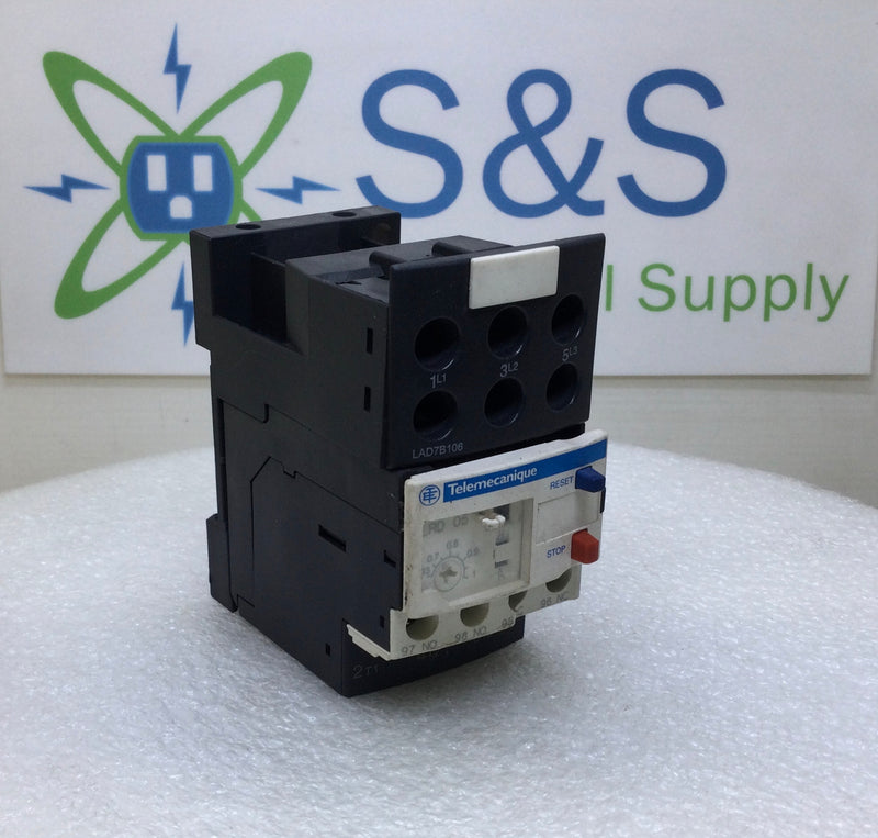 Telemecanique LRD 05 B600-R300 1 Amp 600V Overload Relay