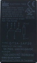 IDEC GT3A-4AF20 5 Amp 240V Timer