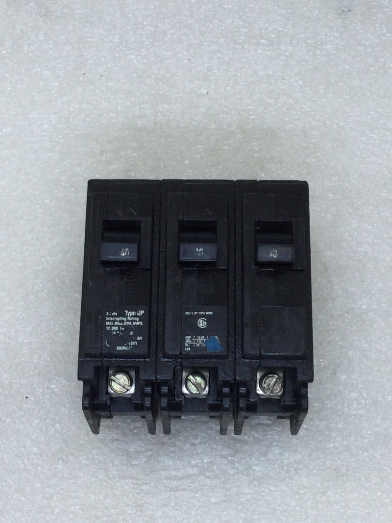 ITE, Siemens, Gould Q340 Type QP 40 Amp 3 Pole 240v Circuit Breaker