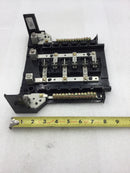 GE General Electric TLM1212K432 125A 120/240VAC 6 Space/12 Circuit Load Center Guts Only 10" X 9"
