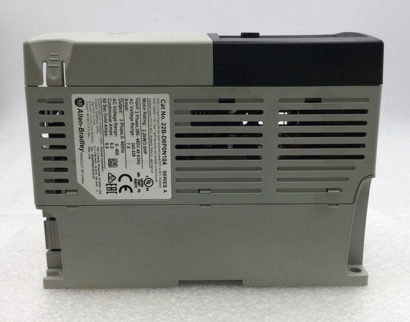 Allen-Bradley 22B-D6P0N104 7.5 Amp 3-Phase 480V AC Drive