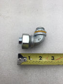 Crouse-Hinds 1/2" 90 Degree Liquid Tight Conduit Connector