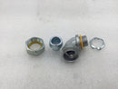Crouse-Hinds 1/2" 90 Degree Liquid Tight Conduit Connector