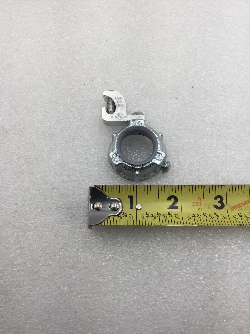 Crouse-Hinds GLL2 3/4" Insulated Grounding Bushing with Ground Lug