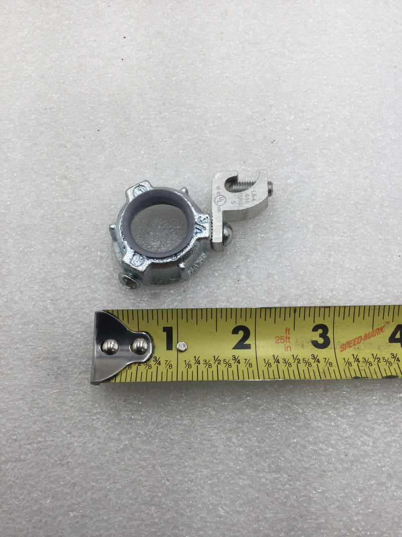 Crouse-Hinds GLL2 3/4" Insulated Grounding Bushing with Ground Lug