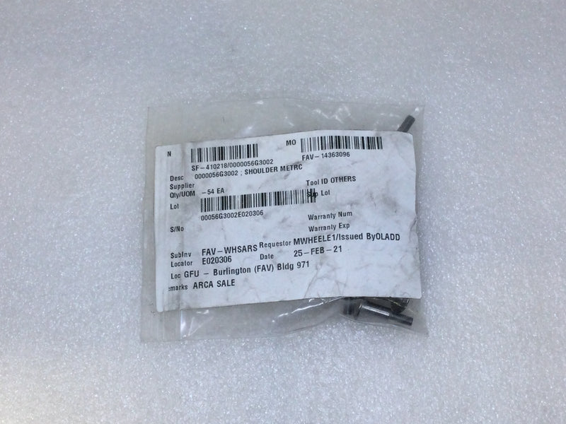 56G3002 Cover Panel Shoulder Metric Screws - Lot of 13