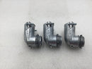 Mixed Brands 3/4" Flexible Conduit 90 Degree Connector - Lot of 3