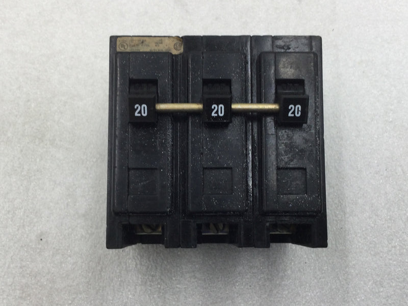 Eaton/Cutler Hammer QBHW3020H 20 Amp 3 Pole 240V Circuit Breaker
