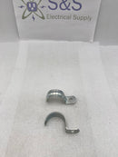 EMT 1 1/4" Snap-on Type One-Hole Strap