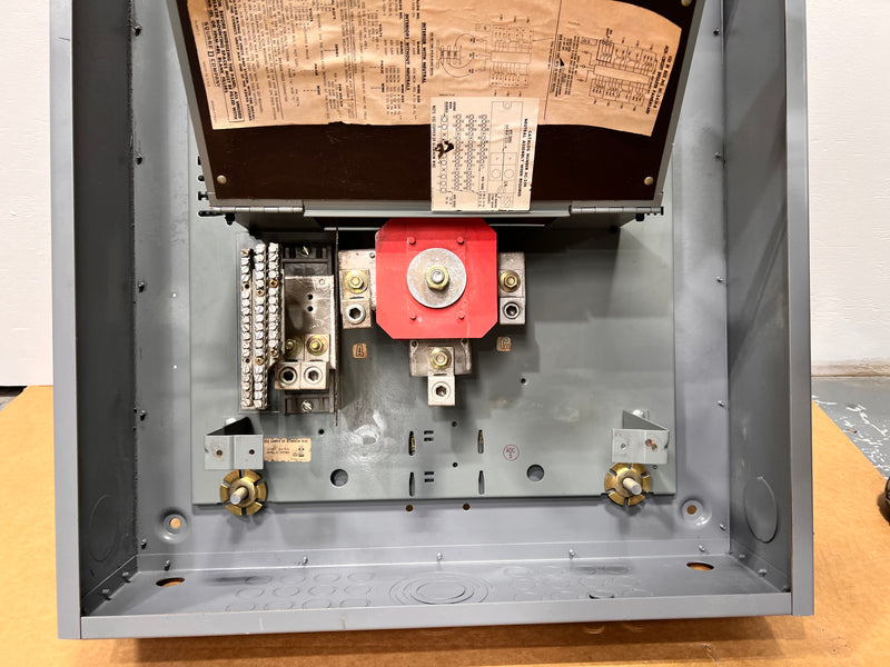 Square D NHIB-48309-1A3 225 Amp 277/480V 3 Phase 4 Wire NH1B Panelboard 36" x 26"