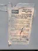 FPE Q1436R 400 Amp 600 V 3 Pole Fused Heavy Duty Safety Switch