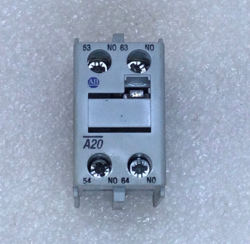 Allen-Bradley 100-F 10 Amp 600V Auxiliary-Contact Series B