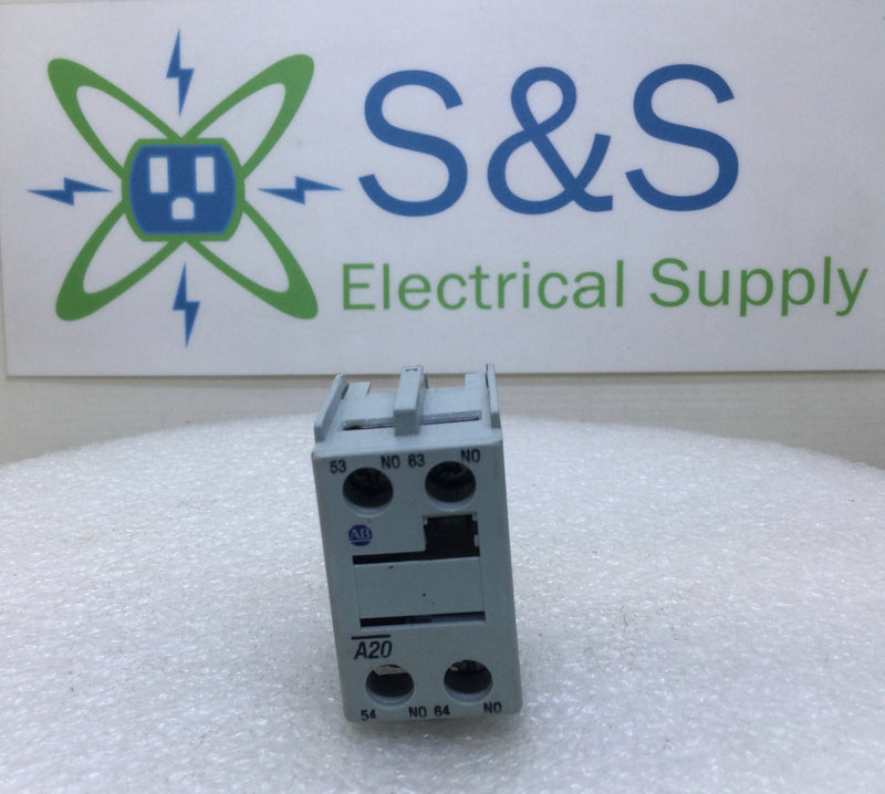 Allen-Bradley 100-F 10 Amp 600V Auxiliary-Contact Series B