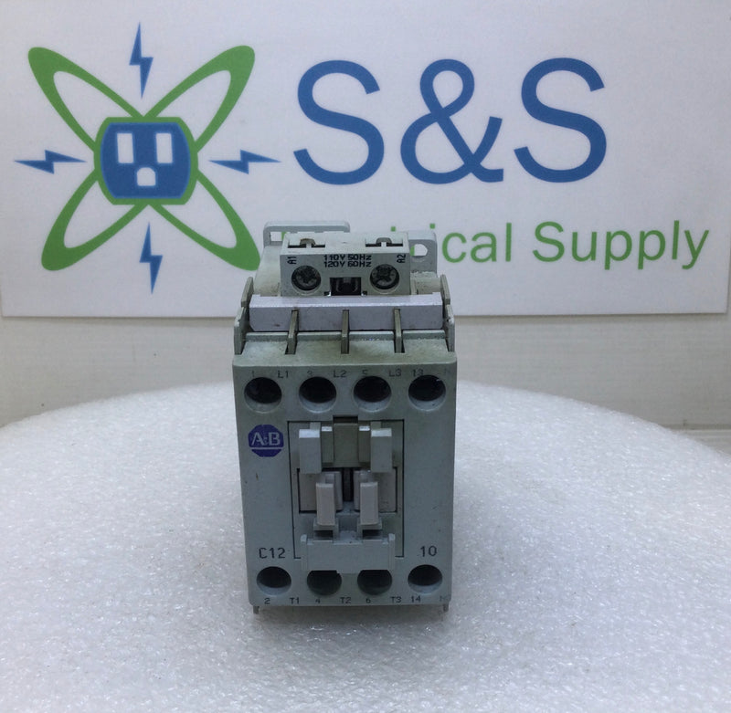 Allen-Bradley 100-C12*10 25 Amp 3-Phase 600V Contactor-Relay
