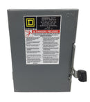 Square D D321N 30 Amp 3 Pole 4W 240V Fusible General Duty Safety Switch