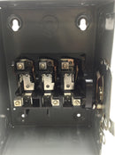 Square D D321N 30 Amp 3 Pole 4W 240V Fusible General Duty Safety Switch