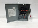 GE General Electric TG4322 60 Amp 3 Pole 240V Fusible Nema 1 Safety Switch