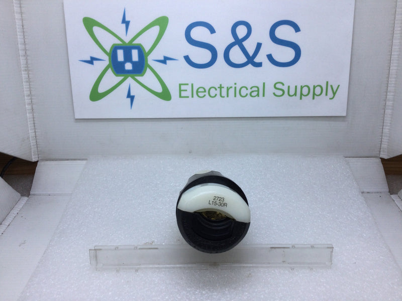 Leviton 2723 Twist Lock Connector 30A 250V Ground NEMA L15-30