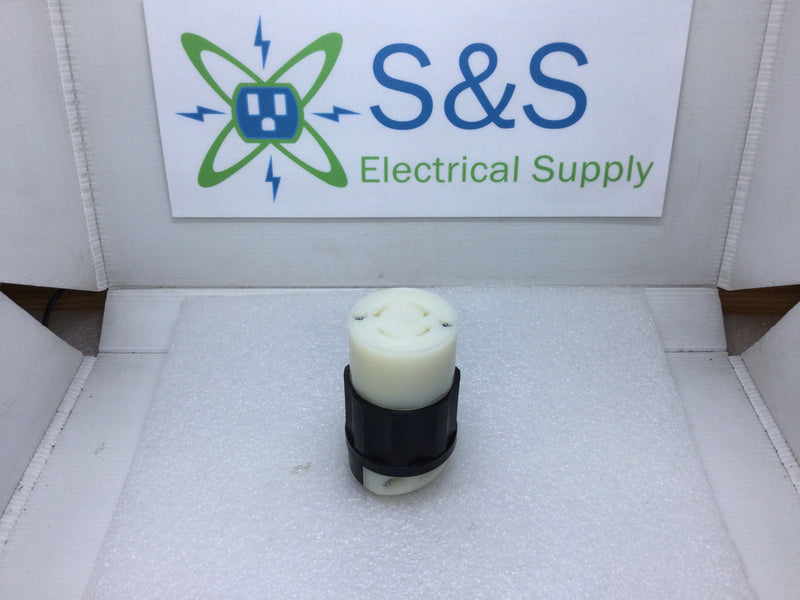 Leviton 2723 Twist Lock Connector 30A 250V Ground NEMA L15-30