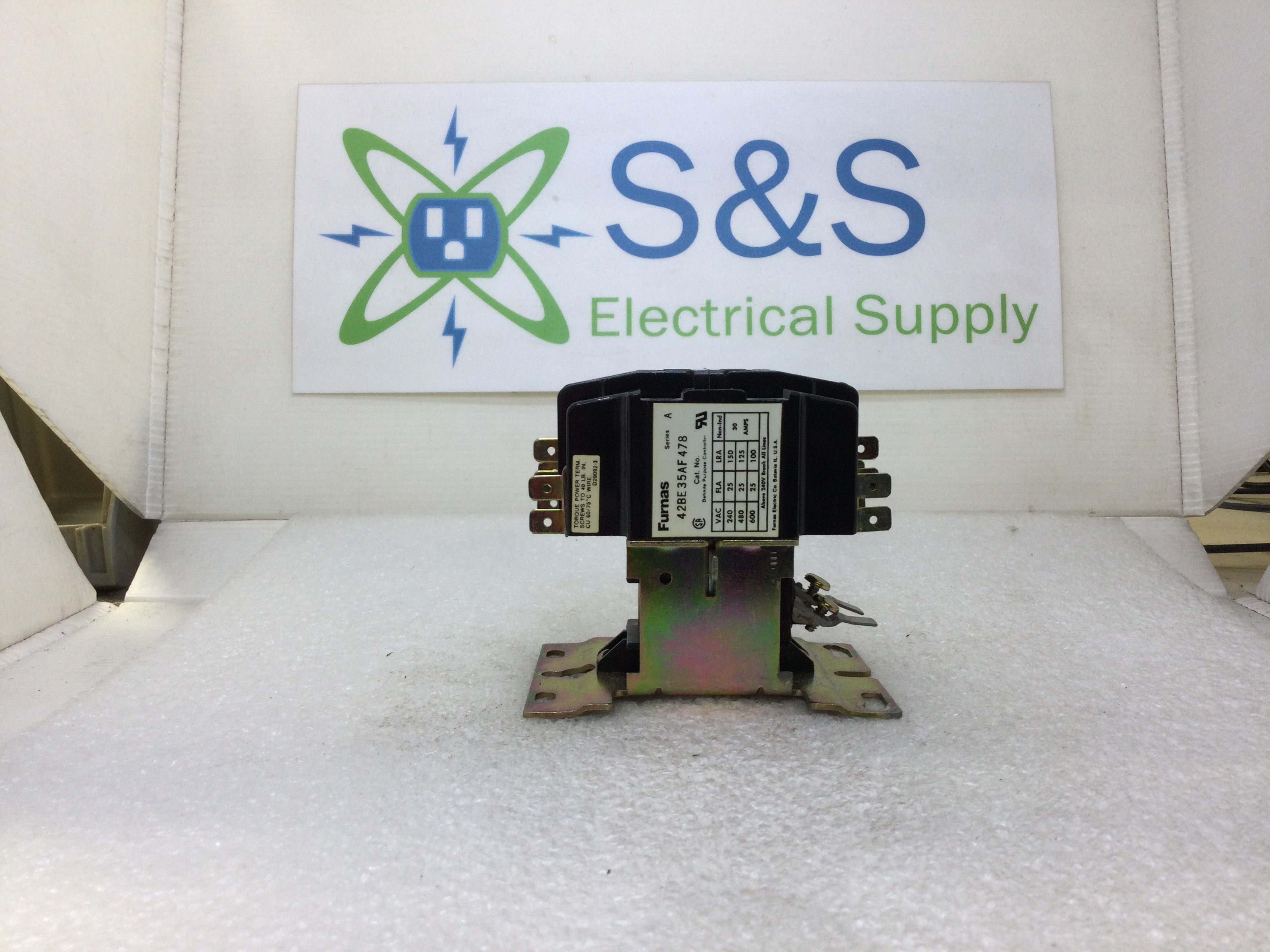 Furnas 42BE35AF478 Definite Purpose Controller/Contactor 30 Amp 120/24