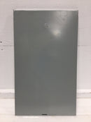 General Electric TM1212RCUBK1 125A 14Sp 120/240V Cover Panel 21 3/8" x 12 7/8"