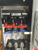 Square D 8538SCG34V81CF4P1P2P3TX11Y342 30 Amp 3 Pole Fused Combo Motor Starter